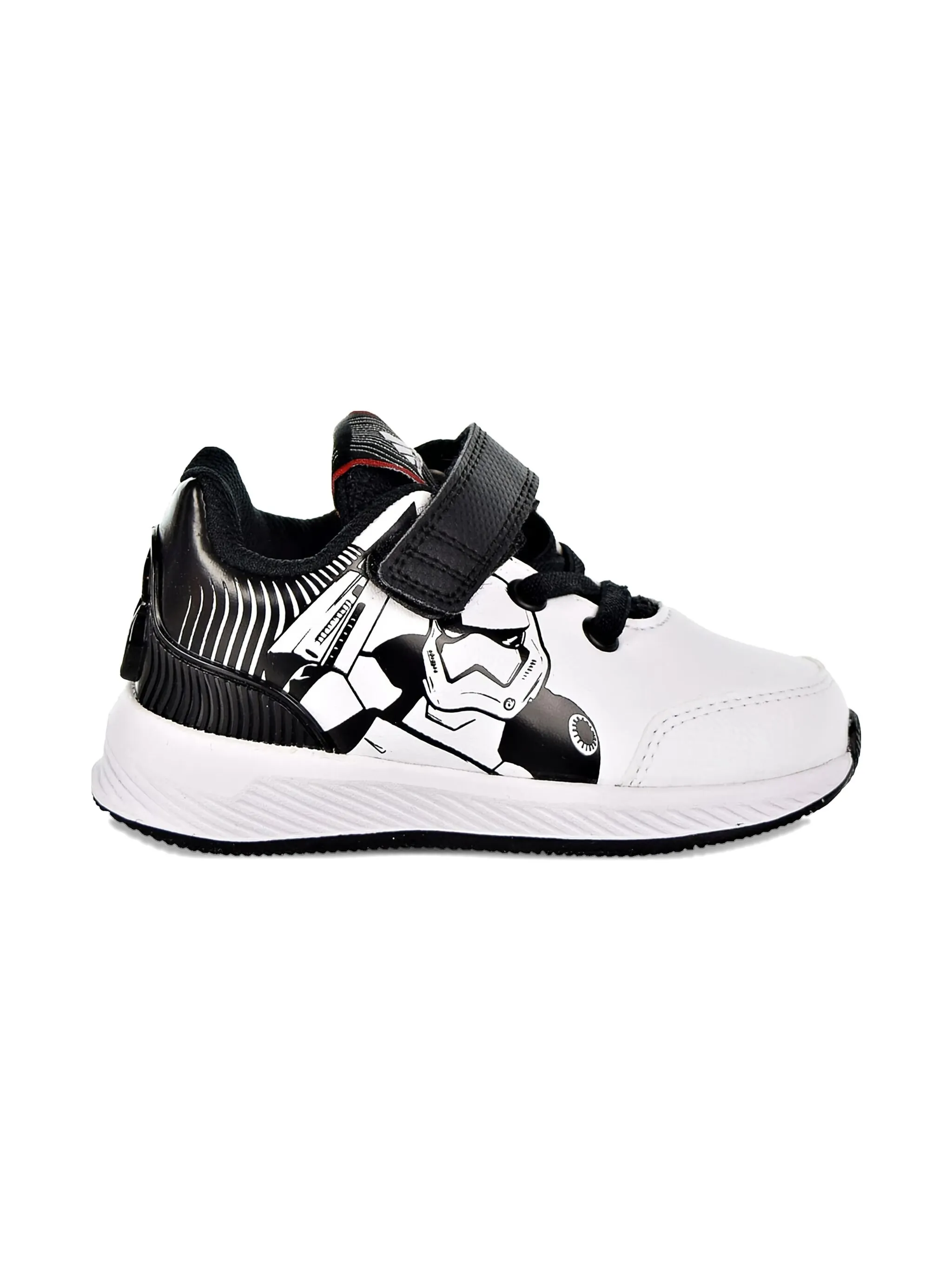 Кроссовки RapidaRun Star Wars - Core Black/Cloud White/Scarlet Adidas Kids, белый — фото 2