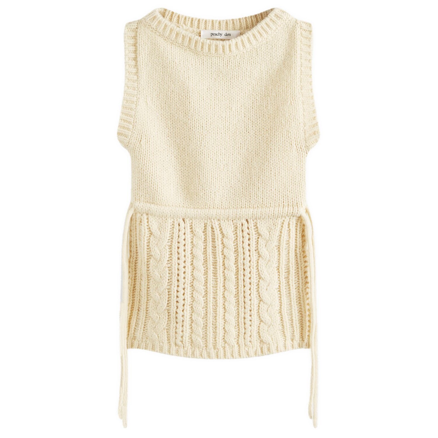 

Кардиган Peachy Den Gabrielle Knit Vest, цвет Buttercup