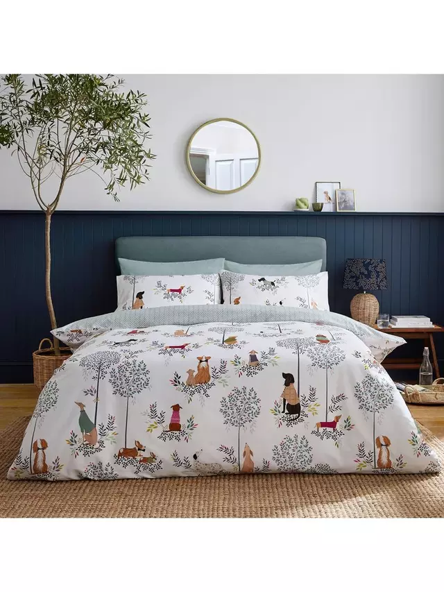 

Комплект пододеяльников Sara Miller Dapper Dogs Reversible Duvet