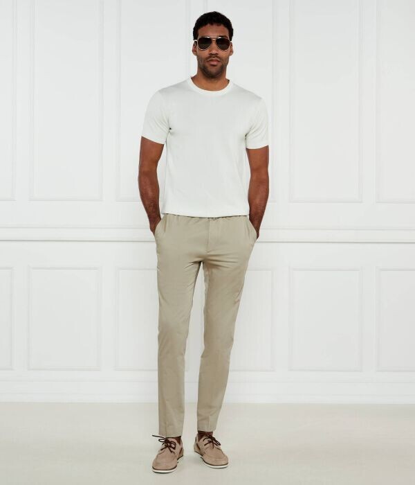 Футболка Calvin Klein Regular Fit, экрю — фото 2