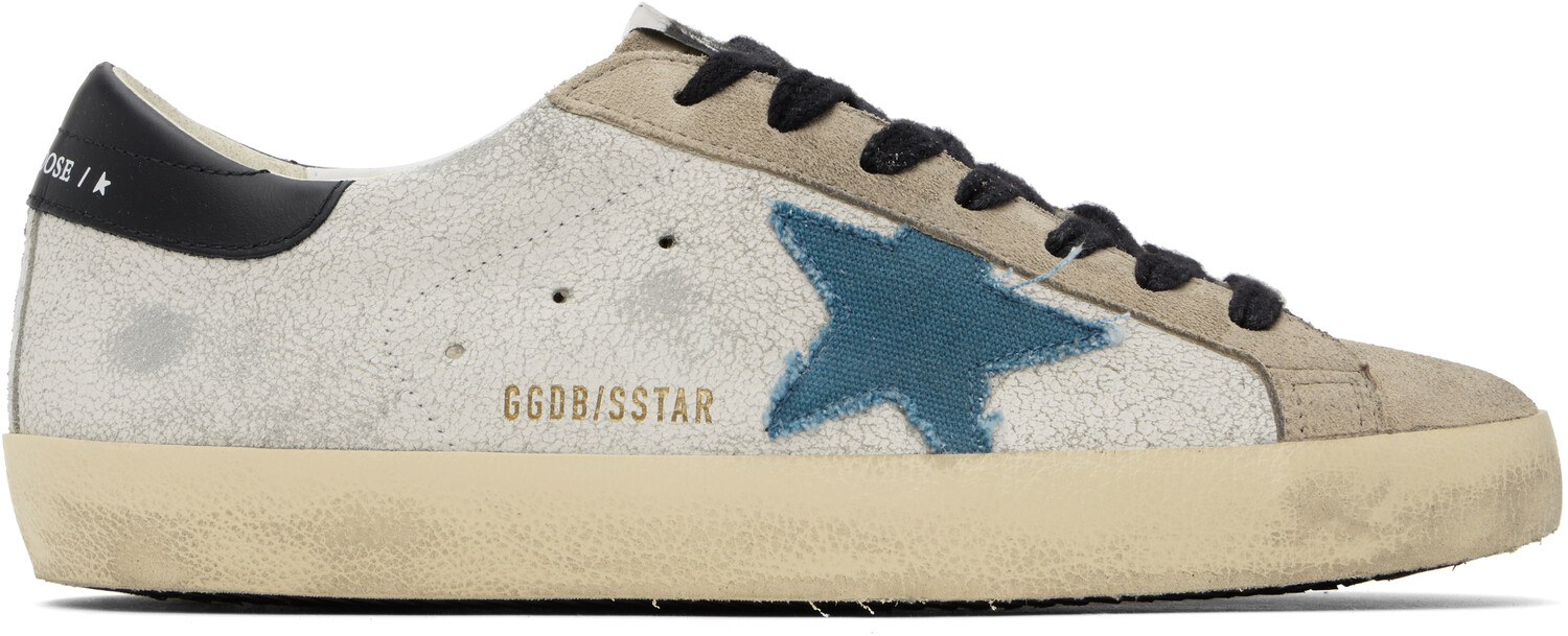 

Кроссовки Super-Star Classic в серо-коричневых тонах Golden Goose