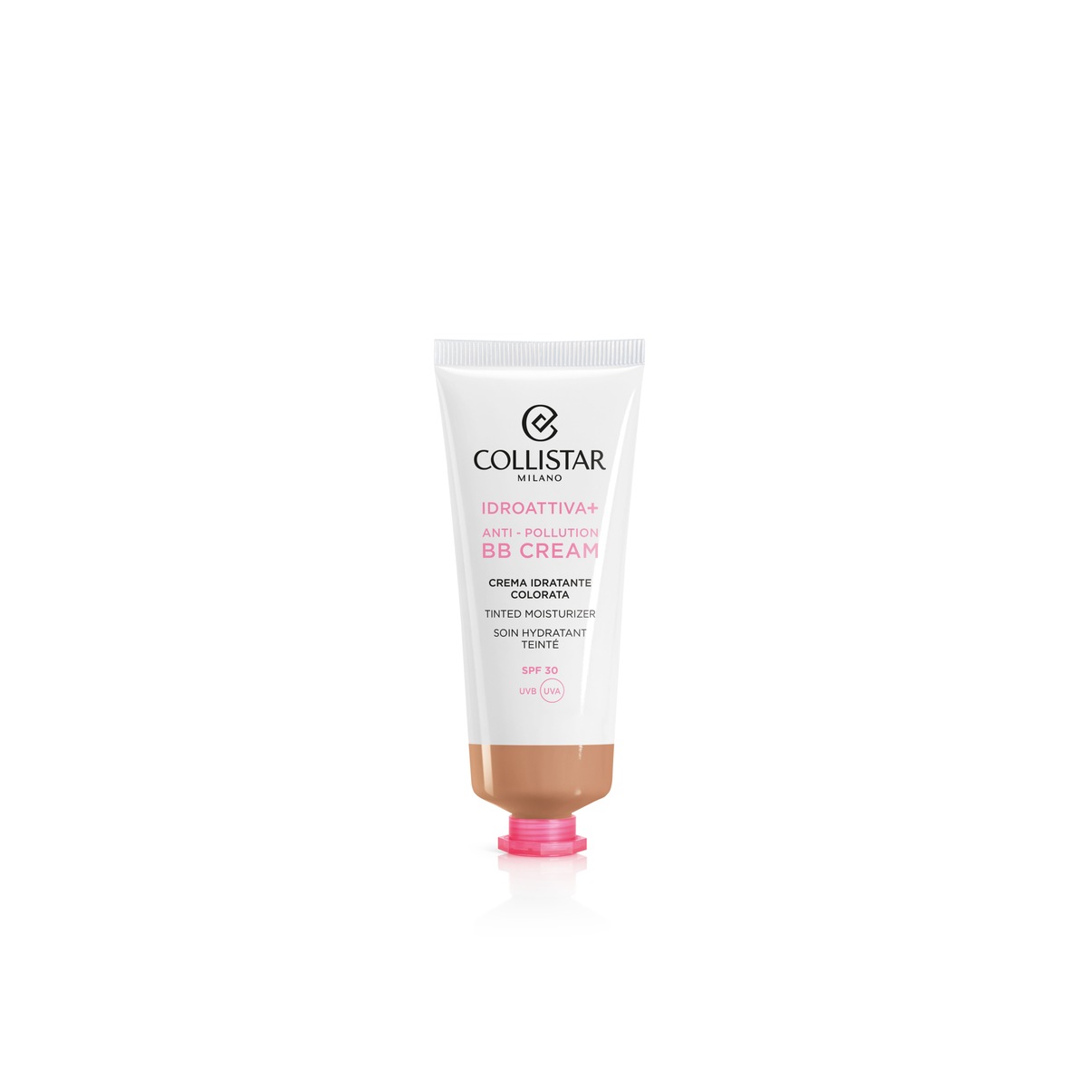 

BB-крем idroattiva+ antipollution bb cream spf30 Collistar, dark, объем 125 мл