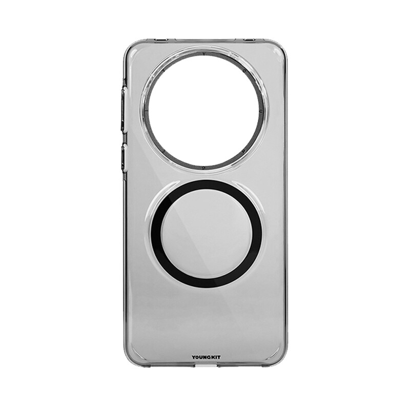 

Серия хрустальных щитов Yuanqi YOUNGKIT подходит для Huawei mate60pro/mate60rs, универсальный прозрачный, простой и универсальный креативный магнитный чехол для телефона с защитой от падения. Ape, Transparent