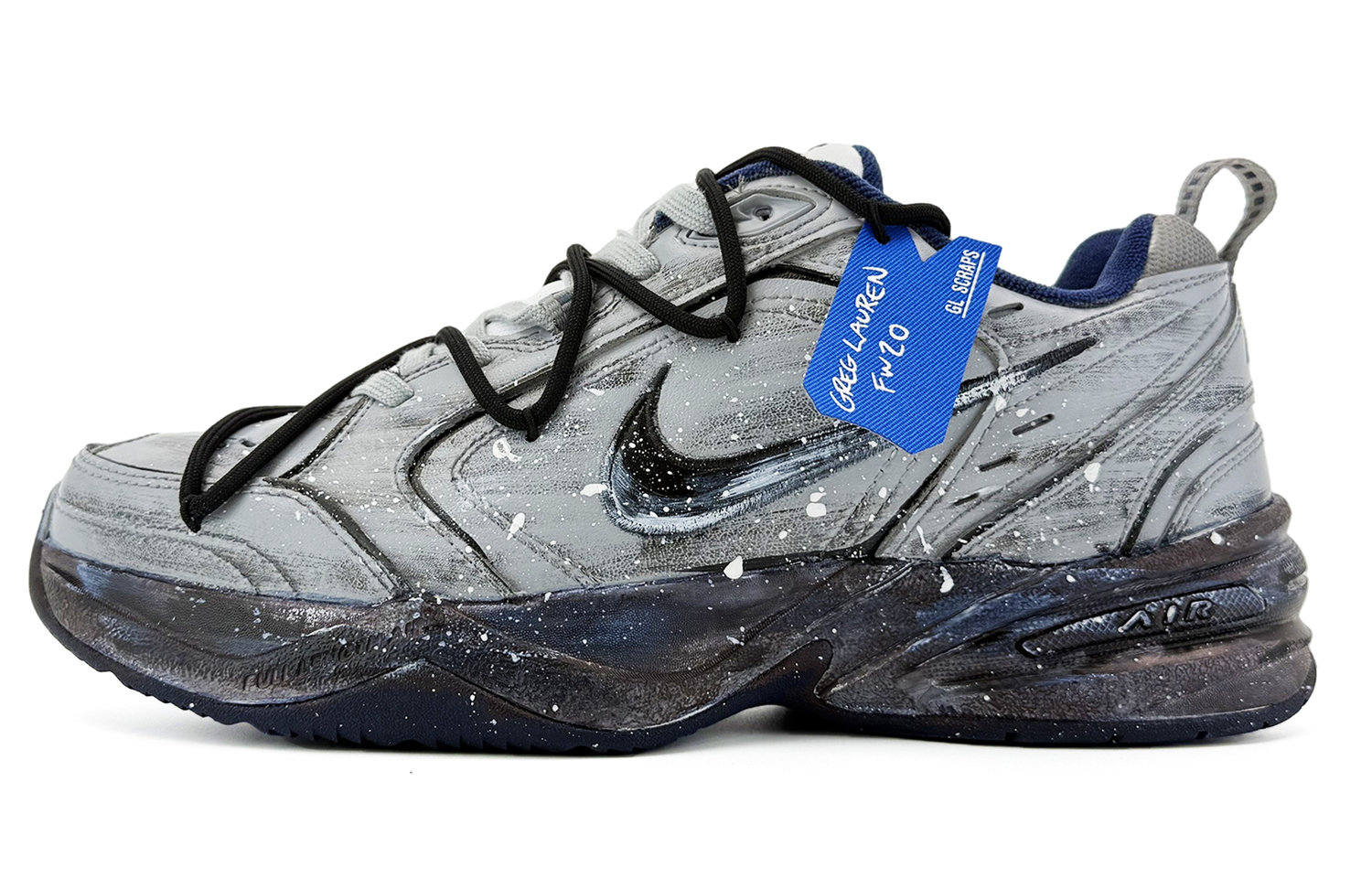 

Nike Кроссовки Air Monarch 4 Chunky мужские низкие Black