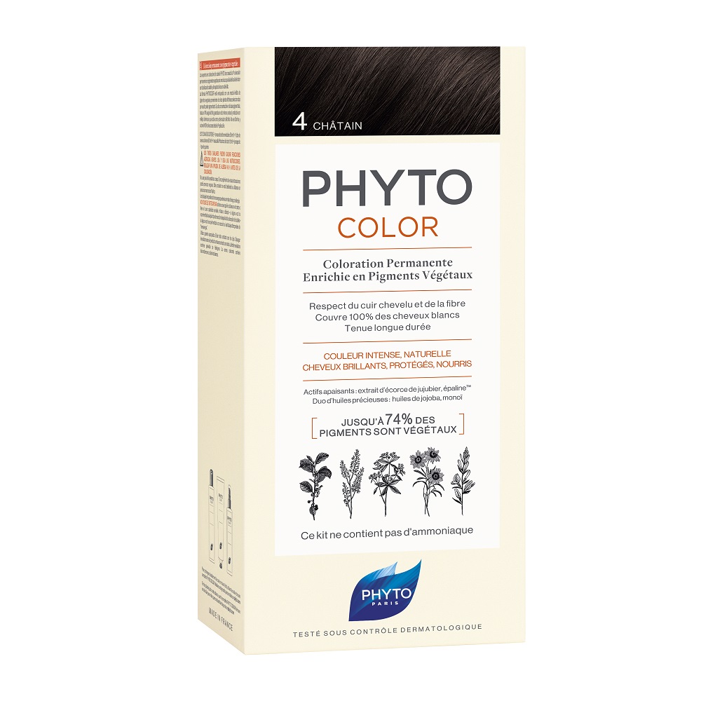 

Краска для волос color hair dye Phyto, цвет nr. 4.0, 112 мл