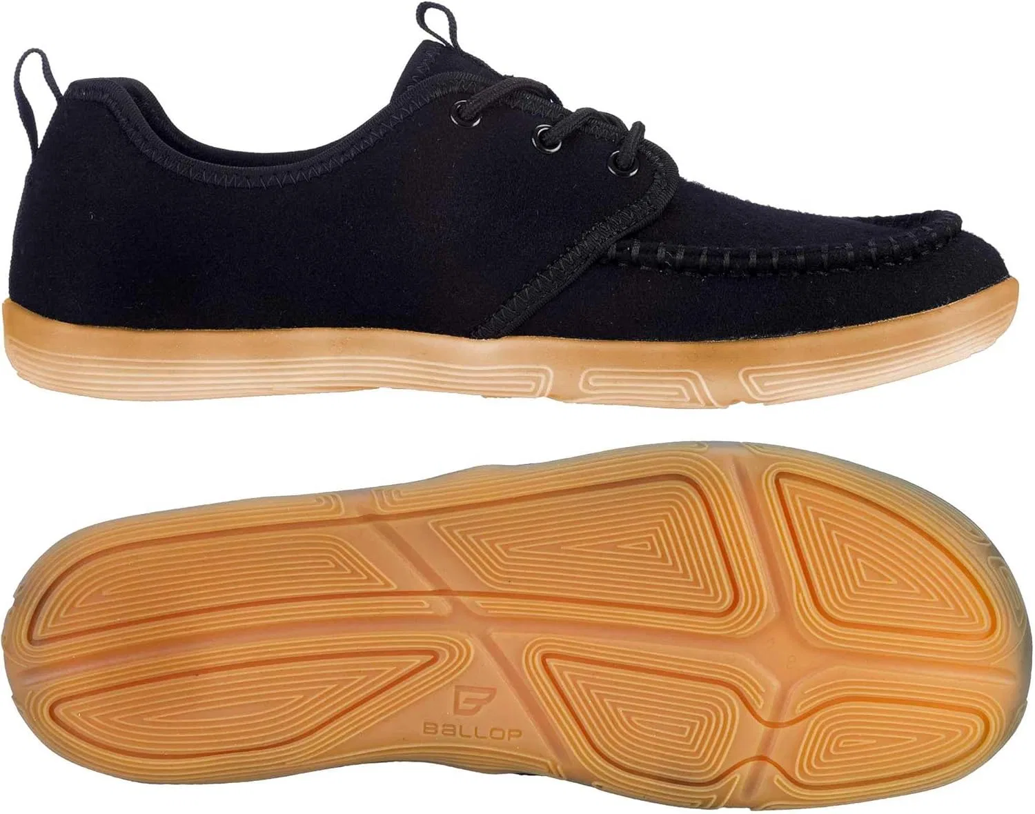 Кроссовки BALLOP Barefoot Casual Wasara Black 42, black, 42 EU — фото 2