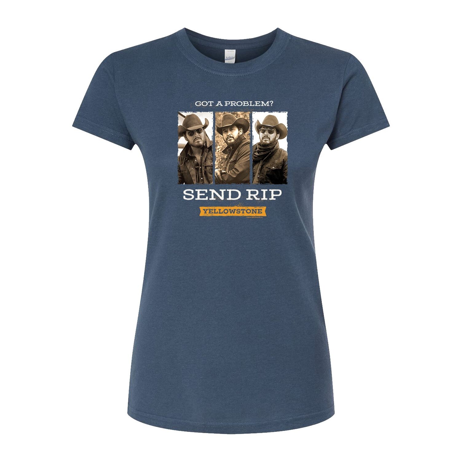 

Облегающая футболка Juniors' Yellowstone Issue RIP Licensed Character, синий