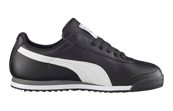Кроссовки roma basic 'black white silver' Puma, черный — фото 2