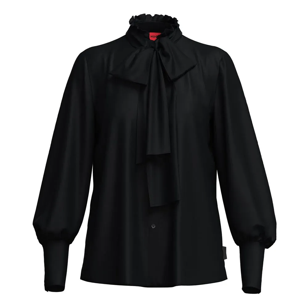 

Рубашка с длинным рукавом HUGO Edunia, черный