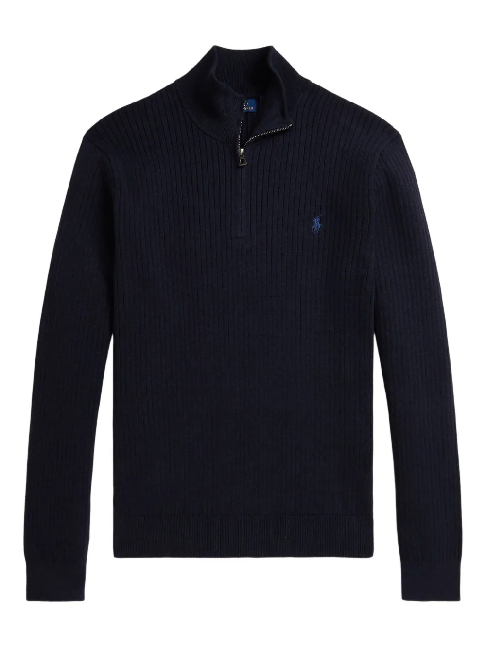 

Рифленый свитер на молнии POLO RALPH LAUREN, синий