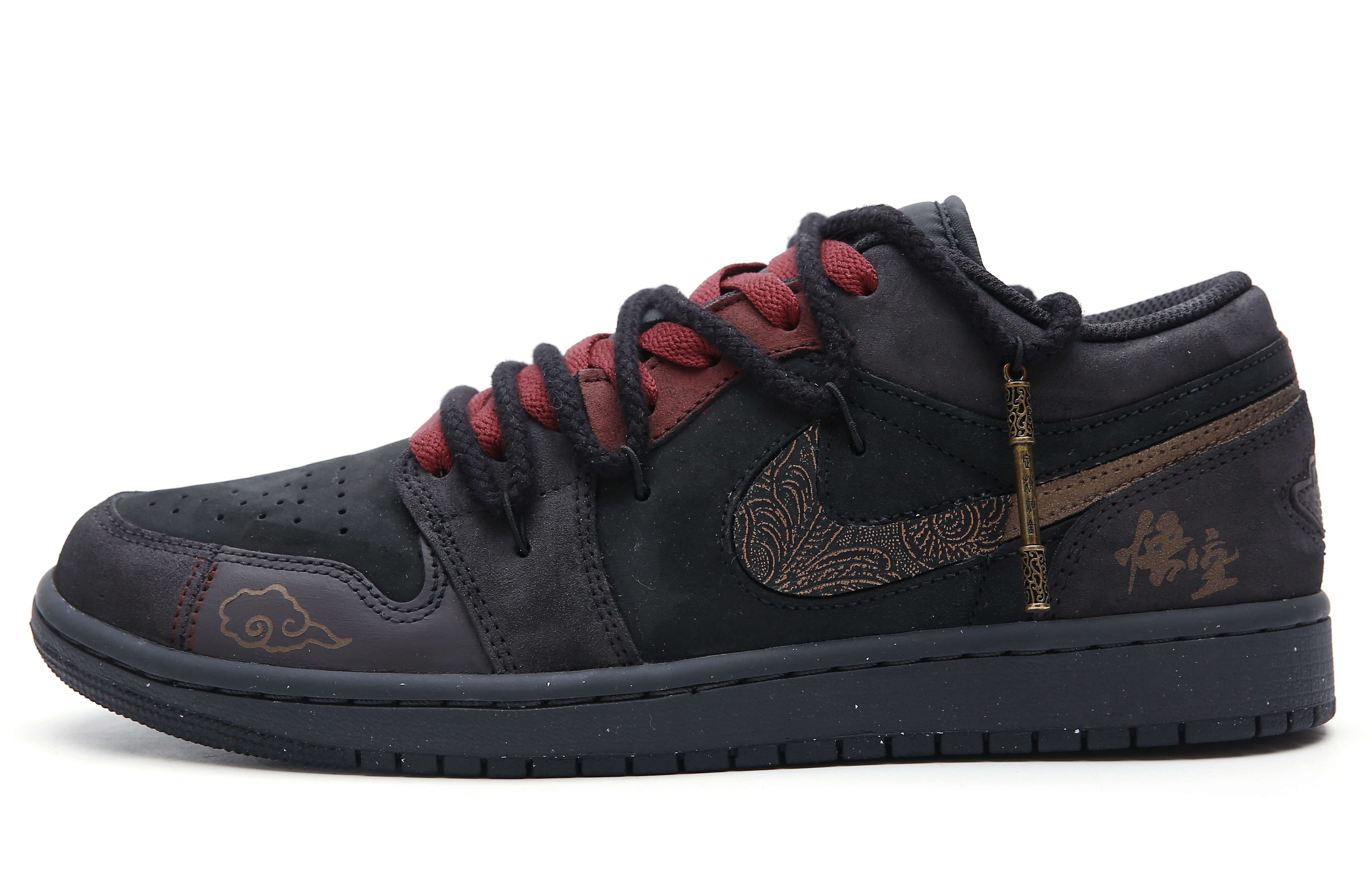 

Jordan Баскетбольные кроссовки Air 1 Slip Low Top Vintage, мужские, черно-коричневые