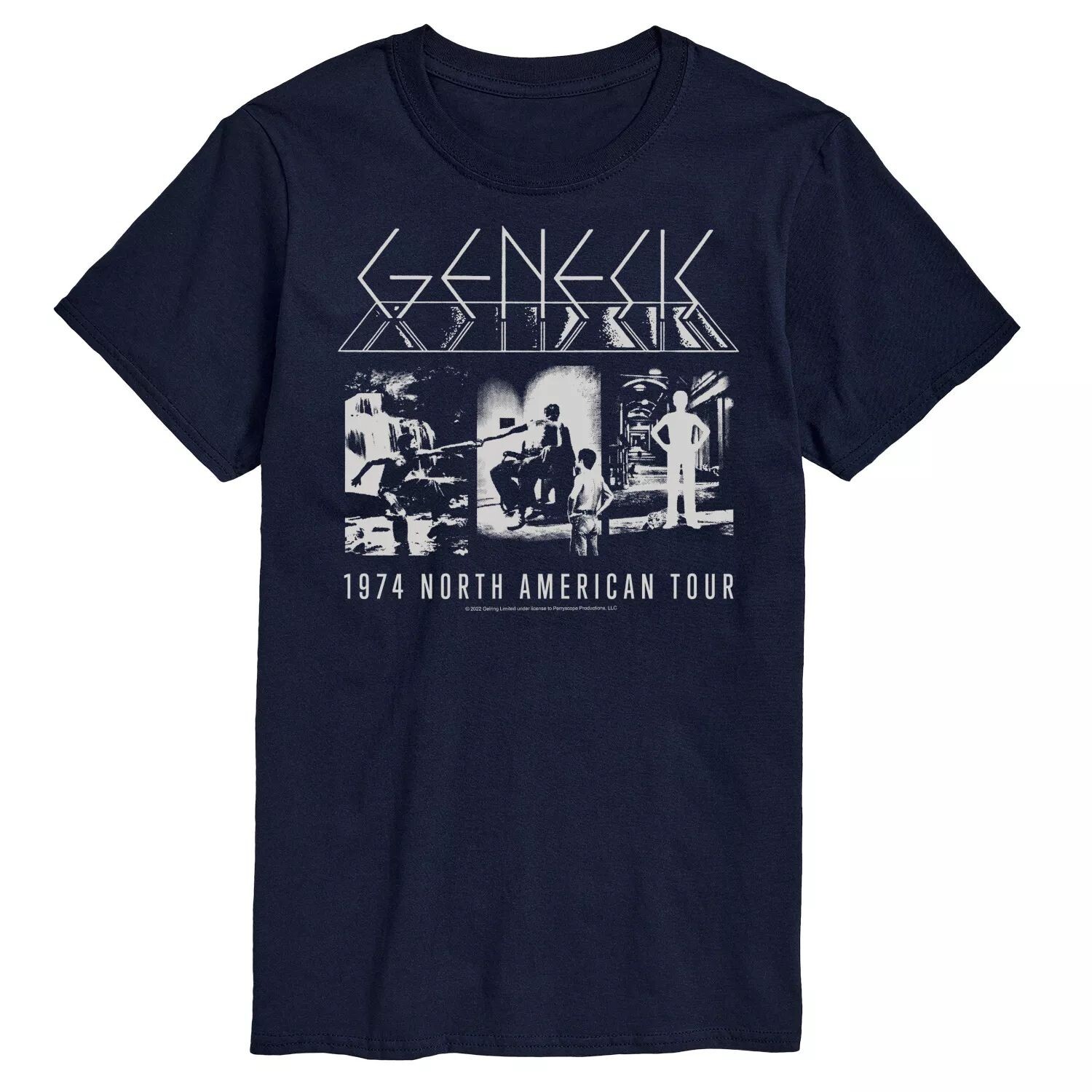 

Футболка Big & Tall Genesis Tour 74 Licensed Character, синий