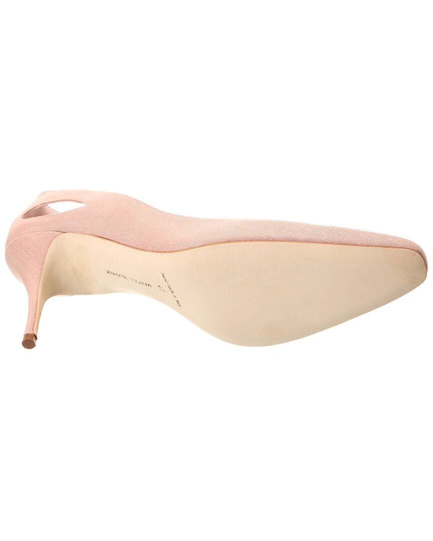

Туфли для льна Manolo Blahnik Toplaca 70, коричневый