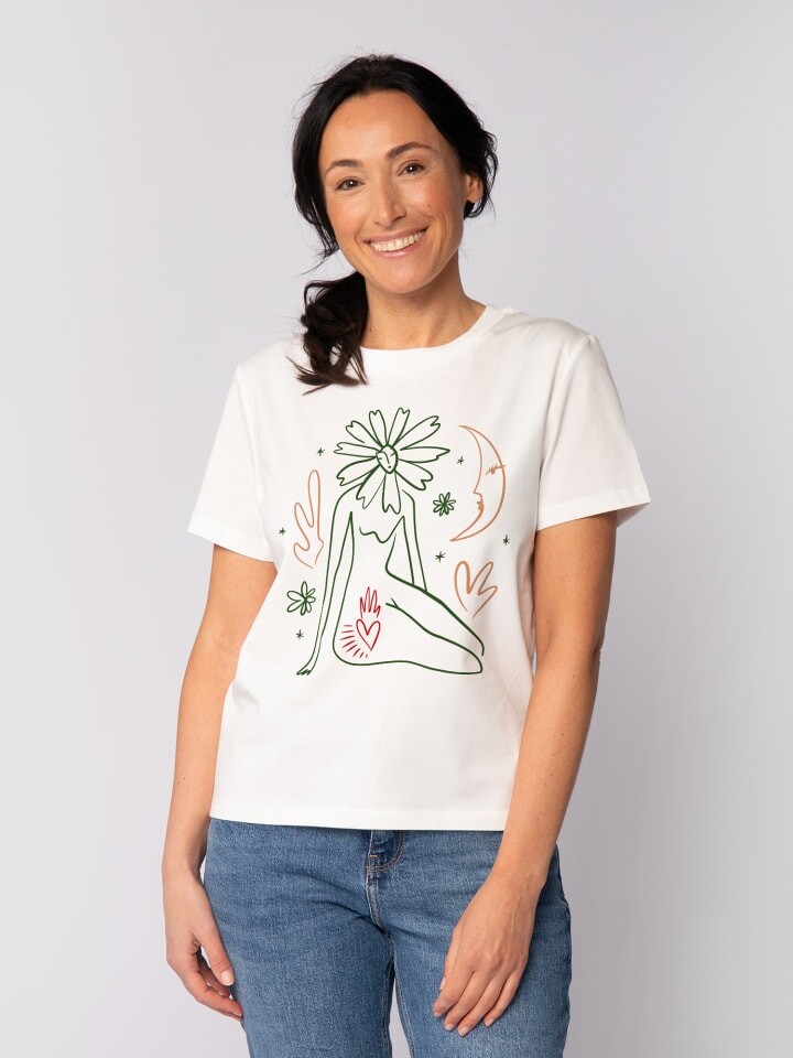 

Футболка wat Apparel T-Shirt Love and flex, белый