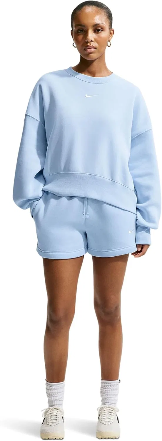 Шорты женские Nike, цвет Hydrogen Blue/Sail — фото 2