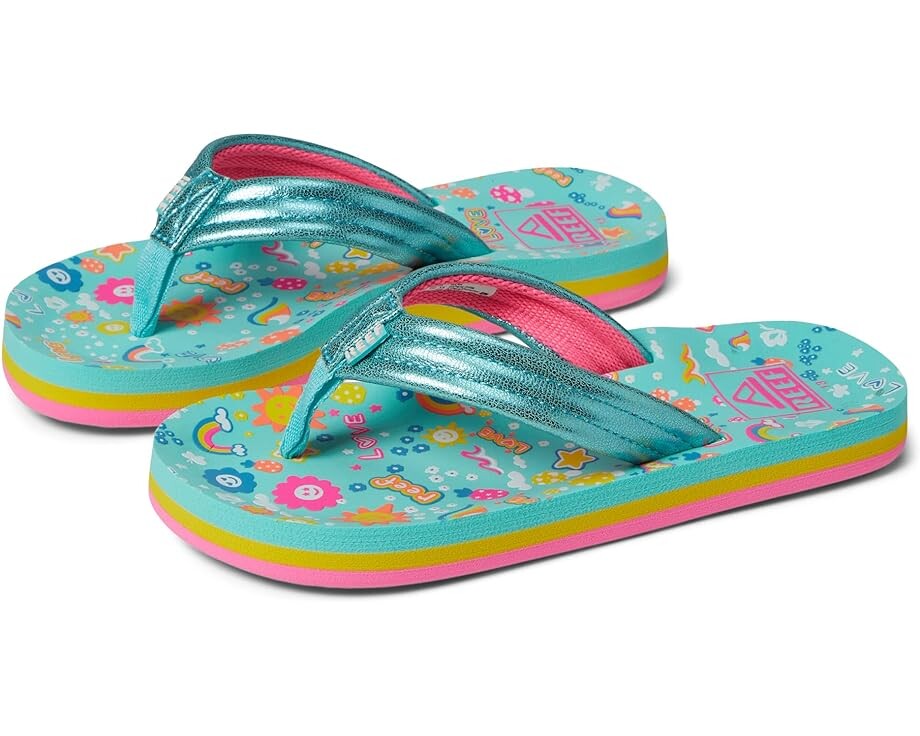 

Сандалии Reef Reef Ahi Flip Flop, цвет Love Rainbow