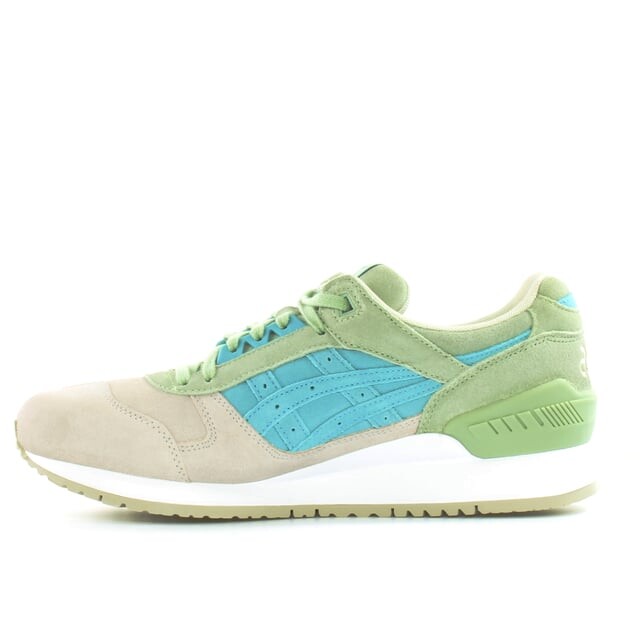 Мужские кроссовки Gel Respector бежевого/зеленого цвета Asics, зеленый — фото 4