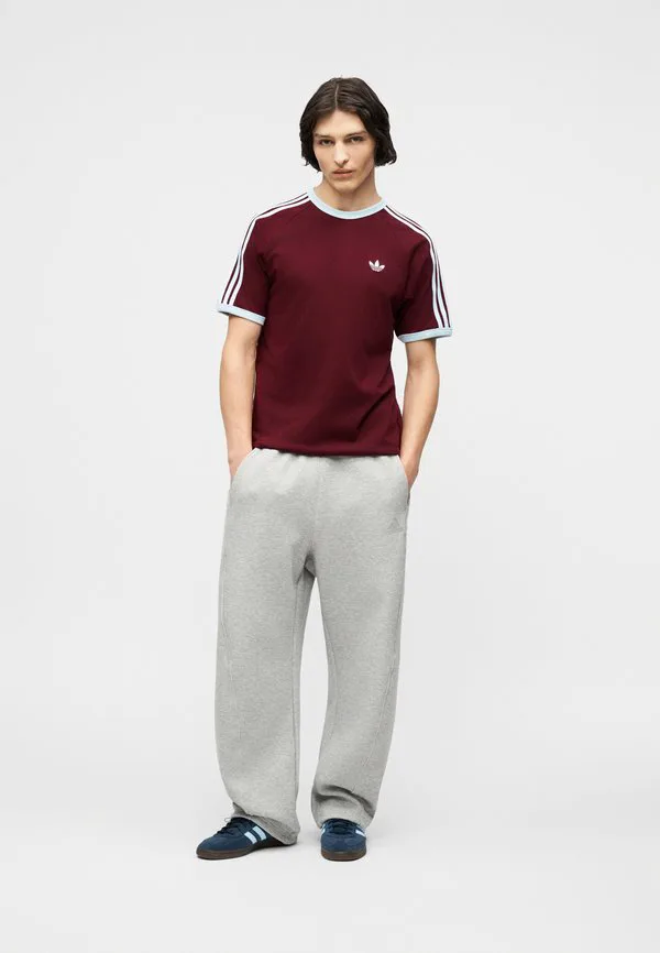 Футболка унисекс с принтом Adidas Originals, Maroon
