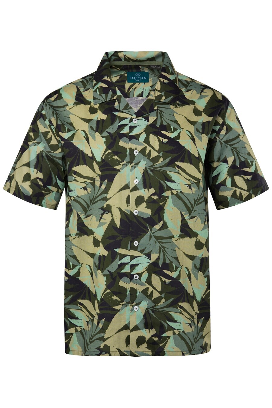 

Повседневная рубашка Boston Park Regular fit Button Up Shirt, цвет khaki/olive/dark green