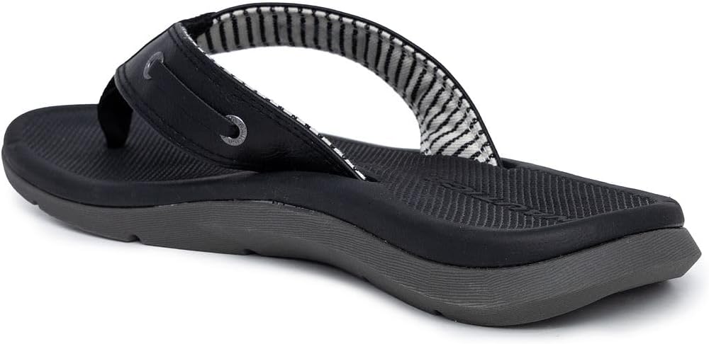 Мужские шлепанцы Nautica, пляжные сандалии, босоножки для лодки, водные тапочки, Black-casted — фото 3