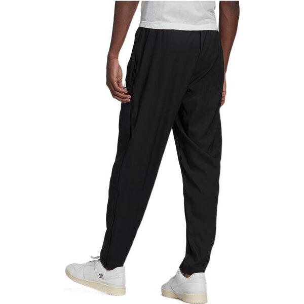 Спортивные штаны Men's adidas SS22 Solid Color Zipper Pants Elastic Waistband Sports Pants/Trousers/Joggers Black, черный — фото 2