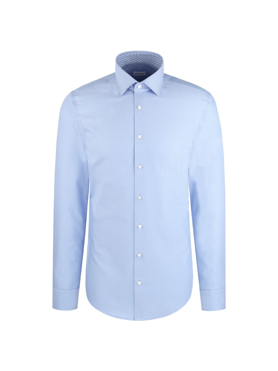 

Рубашка делового кроя Slim Fit SEIDENSTICKER Schwarze Rose, светло-голубой