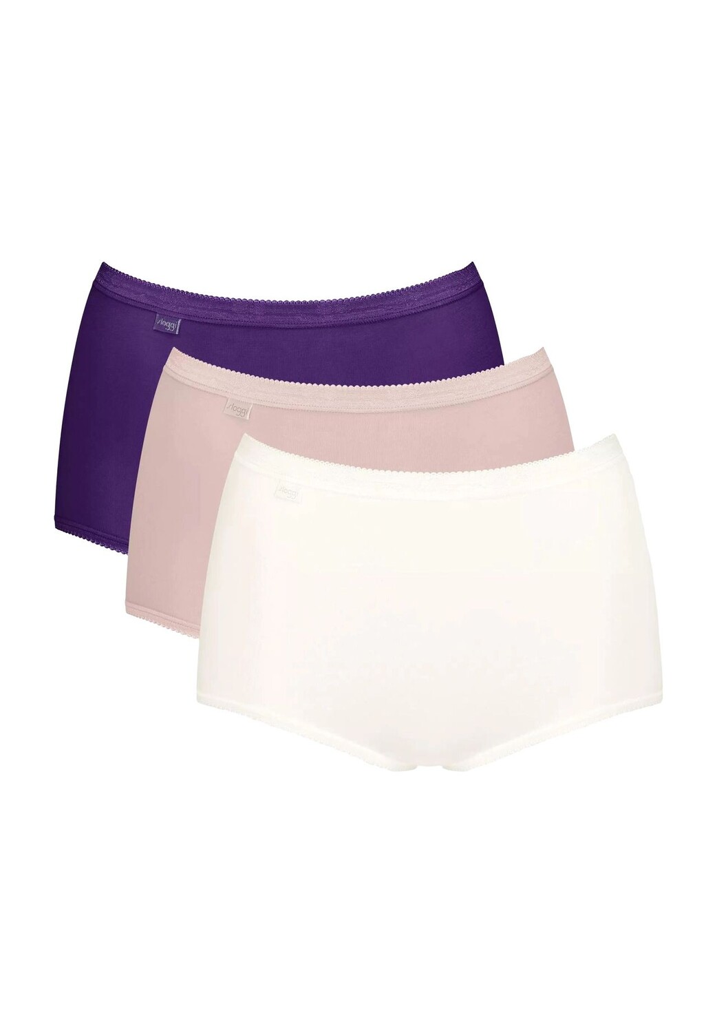 

Трусы макси Sloggi Basic+, 3 шт, женские Sloggi, цвет Multiple Colour 18