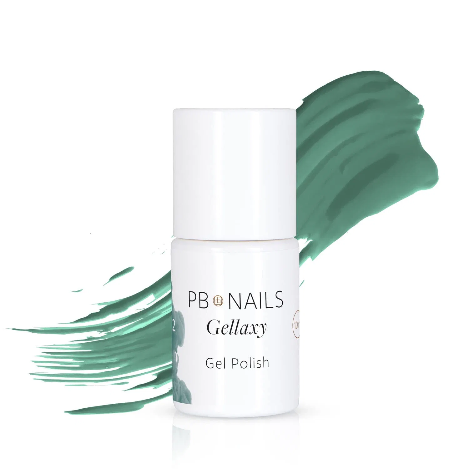 Зеленый гибридный лак для ногтей «Pure Green» 10 мл Pb Nails