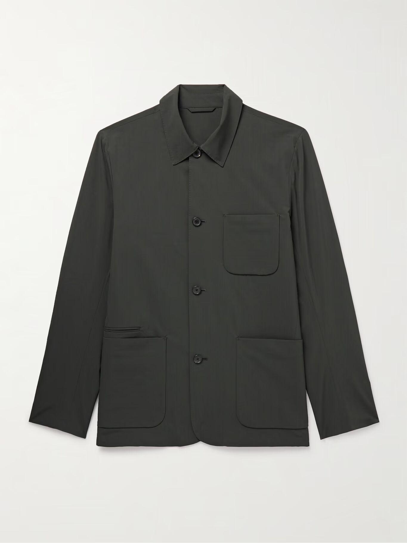 

Куртка-рубашка из переработанного нейлона стретч PAUL SMITH, зеленый