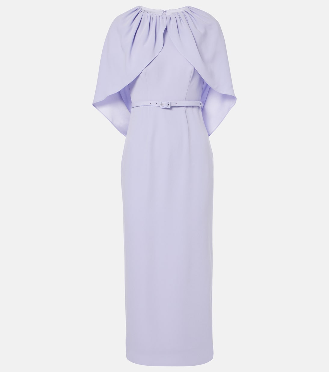 

Коктейльное платье из креп-сатина с накидкой Roland Mouret, Lavender