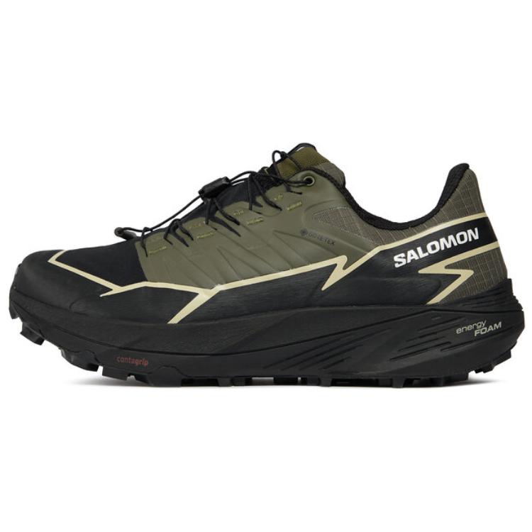 

Кроссовки SALOMON Thundercross GORE-TEX 'Olive Night Black', черный