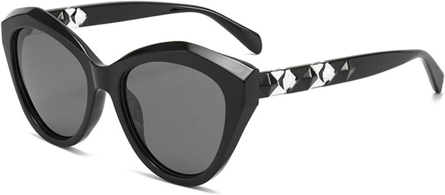 

Willochra Сексуальные солнцезащитные очки «кошачий глаз» для женщин 2024 Роскошные модные солнцезащитные очки неправильной формы для женщин Панк-очки «кошачий глаз» Очки, Black