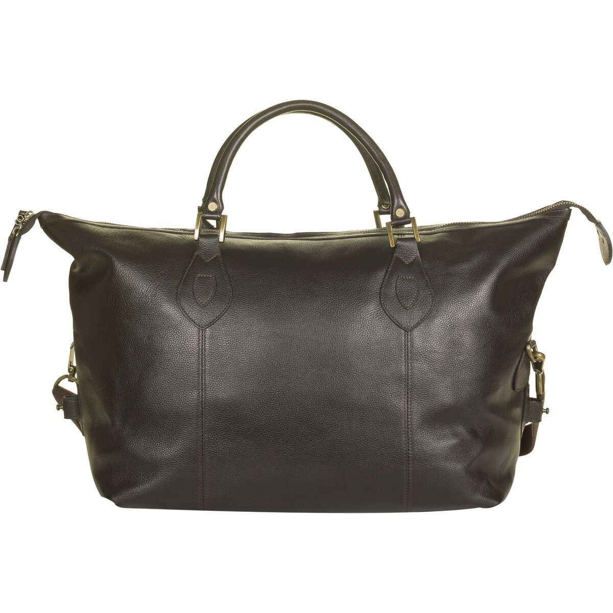 

Кожаная сумка travel explorer med Barbour, цвет chocolate