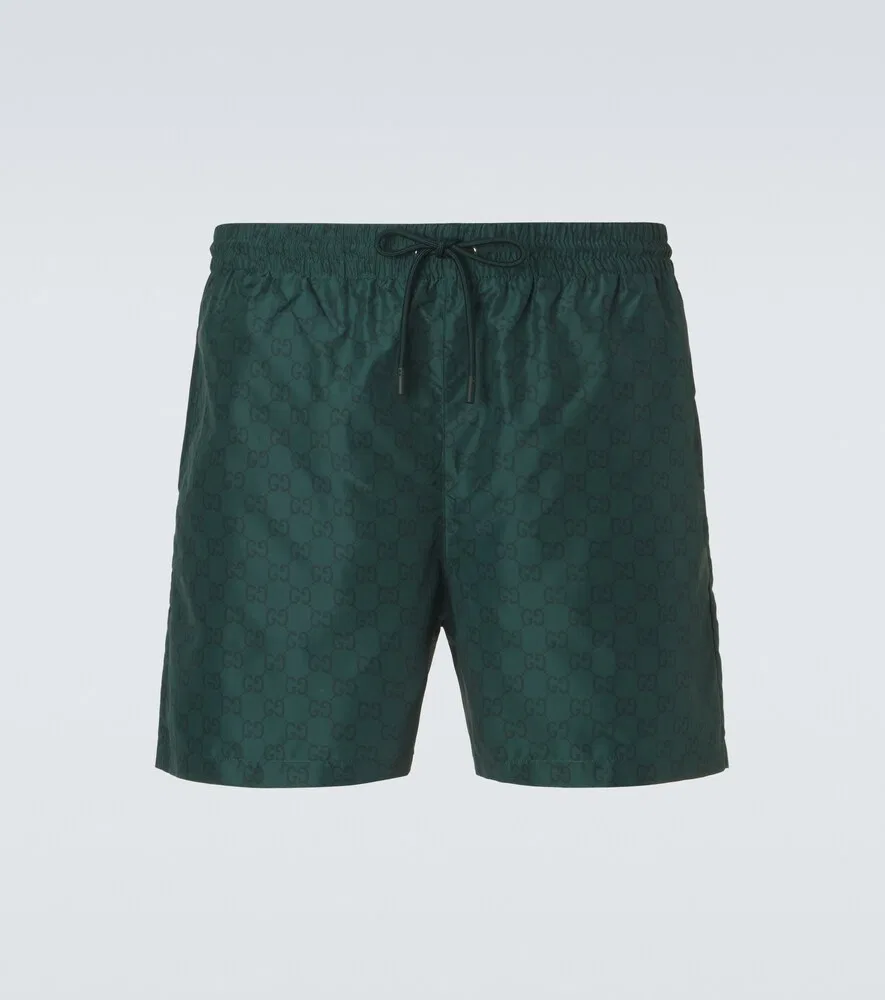 Плавки Gucci Glade Green, мужские, зеленые