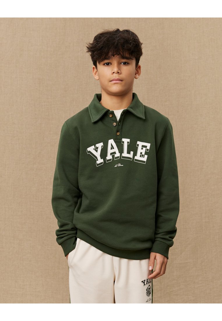 

Поло YALE COLLEGE UNISEX Les Deux, темно-зеленый
