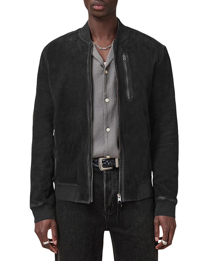 

Кембл Бомбер из Замши ALLSAINTS, черный