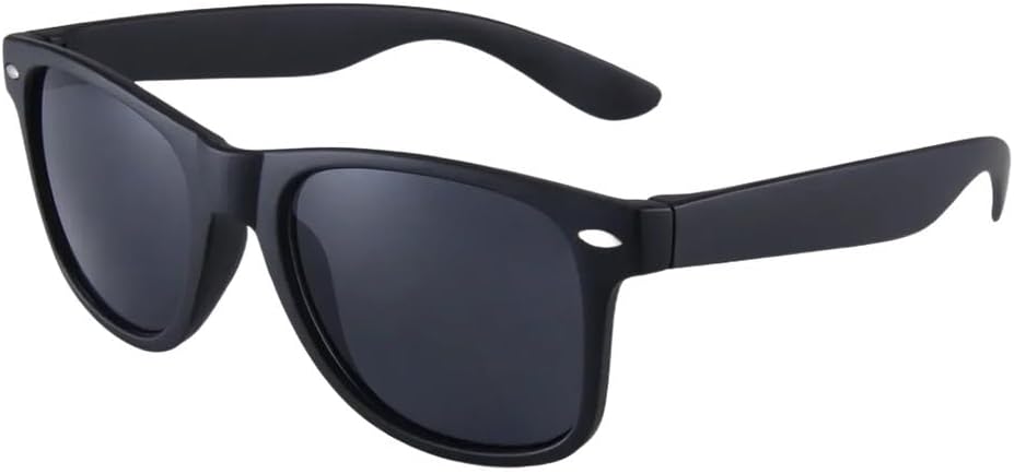 

Классические модные солнцезащитные очки для женщин и мужчин, для путешествий, рыбалки, велоспорта, унисекс, квадратная форма, защита от УФ-излучения UV400 UJNHGQ, Matte Black