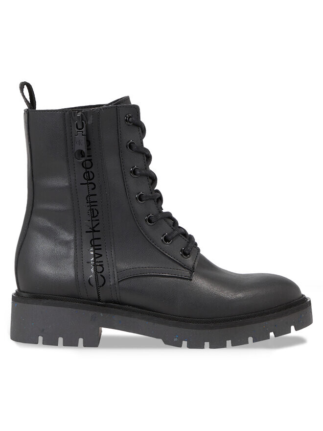 

Ботильоны на шнуровке Combat Mid Laceup Boot Wn Calvin Klein, черный