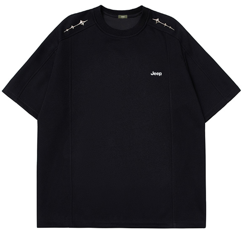 

Футболка Unisex Crew Neck Moderate Heavyweight Jeep, черный