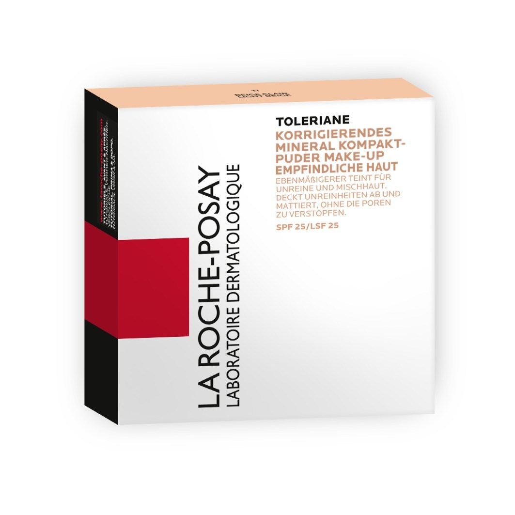 Пудра для лица toleriane make-up mineral La Roche Posay, beige sable nr. 13, вес 9 гр. — фото 2