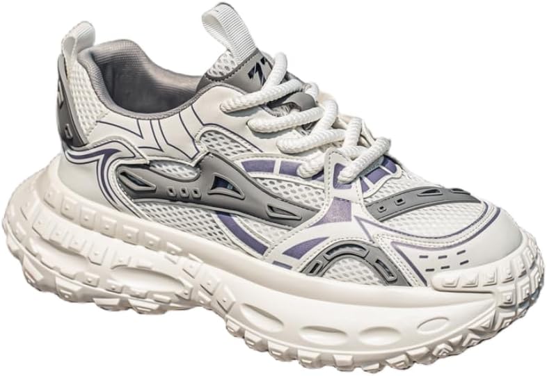 

Мужские легкие спортивные кроссовки с амортизирующей подошвой и дышащим верхом для тренажерного зала, бега и повседневной носки Hoalox, бежевый