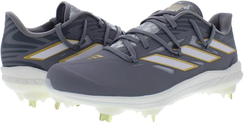 Мужские кроссовки Adidas Adizero Afterburner 9, серый/белый/металлик — фото 2