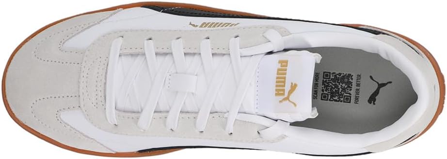 Мужские кроссовки PUMA Club 5v5, белый/черный/серый — фото 4