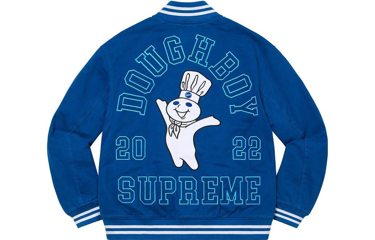 Куртка Supreme x Mitchell & Ness Doughboy, синий — фото 2