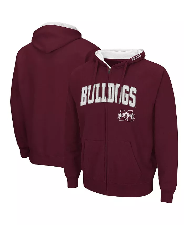 

Мужская толстовка с капюшоном Mississippi State Bulldogs Arch Logo 3.0 Colosseum, красный