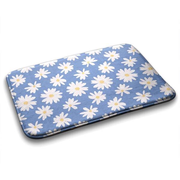 

Коврик для ванной Tulup Florales Muster, 75x1x75 см, синий