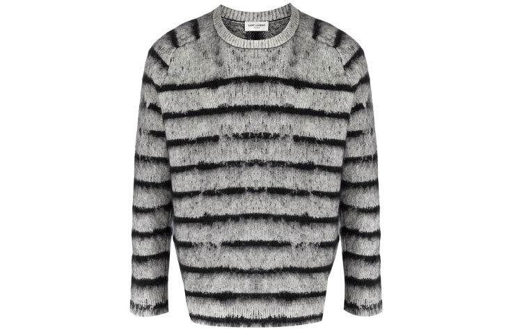 

Свитер мужской серый Saint Laurent, серый