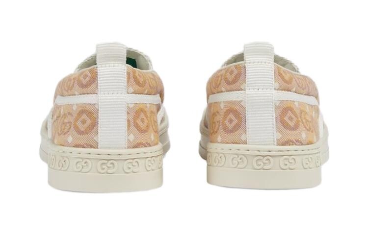Кеды теннисные Gucci 1977 детские, бежевый — фото 3