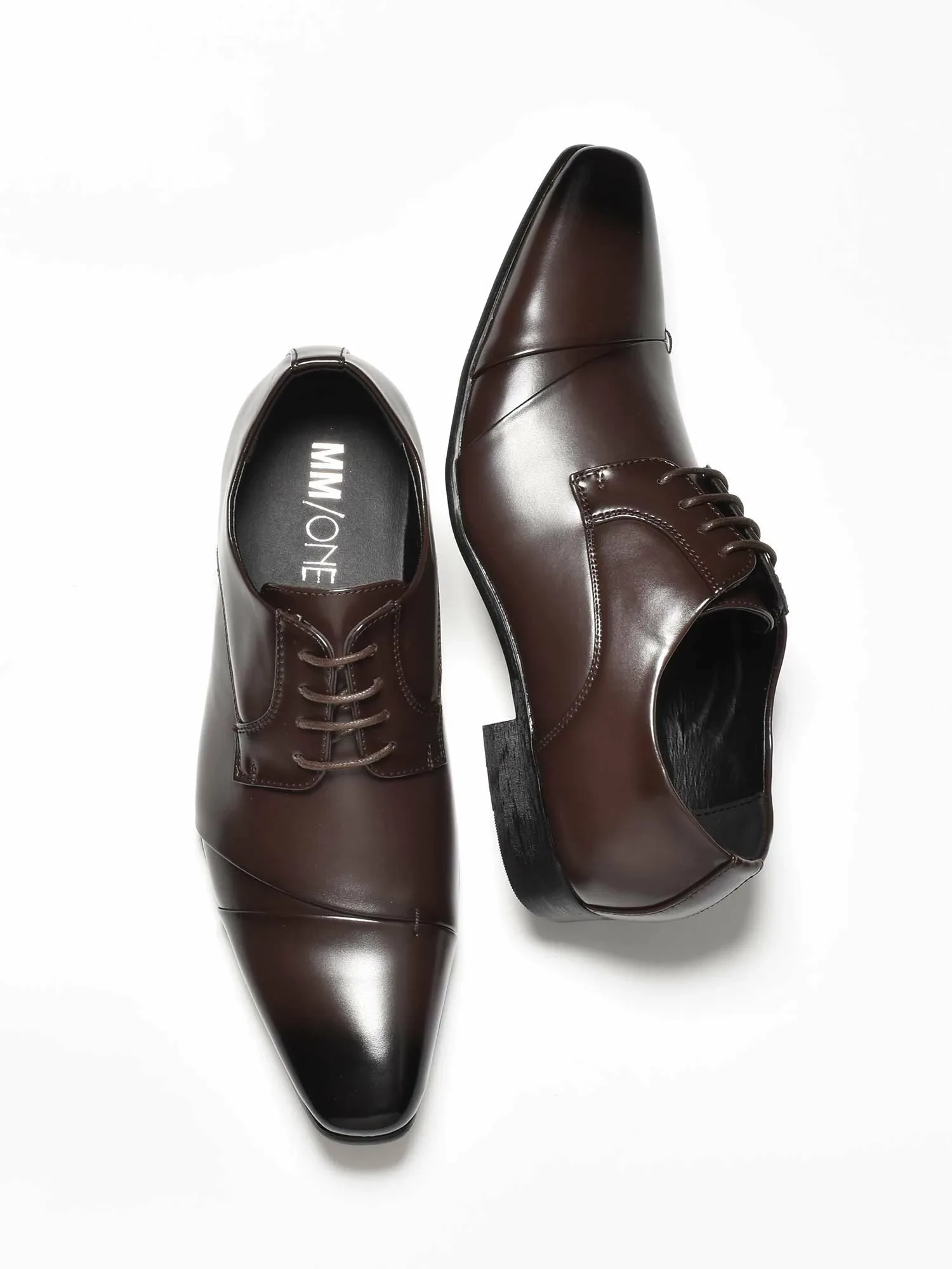 Классические туфли MM/ONE с модифицированным носком, Dark Brown — фото 3