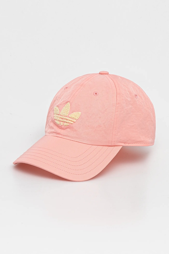 

Кепка с козырьком Adidas Originals, розовый